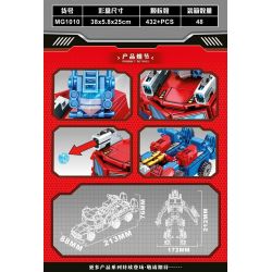 MG 1010 non  MECHA BIẾN HÌNH THẦN CHIẾN TRANH QINGTIAN bộ đồ chơi xếp lắp ráp ghép mô hình Movie & Game Phim Và Trò Chơi 432 khối