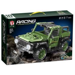 QIAO LE TONG 2318 non  XE BÁN TẢI bộ đồ chơi xếp lắp ráp ghép mô hình  Kỹ Thuật Công Nghệ Cao Mô Hình Phương Tiện 452 khối