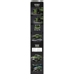 QIAO LE TONG 2318 non  XE BÁN TẢI bộ đồ chơi xếp lắp ráp ghép mô hình  Kỹ Thuật Công Nghệ Cao Mô Hình Phương Tiện 452 khối