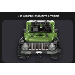 QIAO LE TONG 2318 non  XE BÁN TẢI bộ đồ chơi xếp lắp ráp ghép mô hình  Kỹ Thuật Công Nghệ Cao Mô Hình Phương Tiện 452 khối