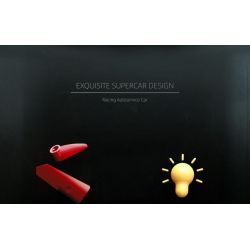 QIAO LE TONG 2317 non  XE Ý TƯỞNG LAMBORGHINI V12 VISION GT KÉO LÙI bộ đồ chơi xếp lắp ráp ghép mô hình  Kỹ Thuật Công Nghệ Cao Mô Hình Phương Tiện 432 khối