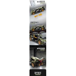 QIAO LE TONG 2317 non  XE Ý TƯỞNG LAMBORGHINI V12 VISION GT KÉO LÙI bộ đồ chơi xếp lắp ráp ghép mô hình  Kỹ Thuật Công Nghệ Cao Mô Hình Phương Tiện 432 khối