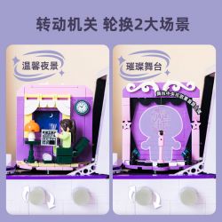 PANTASY 11015 non  ÂM THANH ELVIS PRESLEY ĐÀI PHÁT OTR HOÀNG TỬ BÉ bộ đồ chơi xếp lắp ráp ghép mô hình 1000 khối