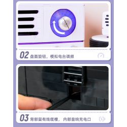 PANTASY 11015 non  ÂM THANH ELVIS PRESLEY ĐÀI PHÁT OTR HOÀNG TỬ BÉ bộ đồ chơi xếp lắp ráp ghép mô hình 1000 khối