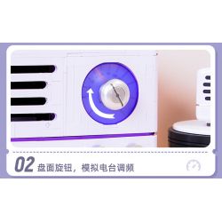 PANTASY 11015 non  ÂM THANH ELVIS PRESLEY ĐÀI PHÁT OTR HOÀNG TỬ BÉ bộ đồ chơi xếp lắp ráp ghép mô hình 1000 khối