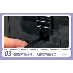 PANTASY 11015 non  ÂM THANH ELVIS PRESLEY ĐÀI PHÁT OTR HOÀNG TỬ BÉ bộ đồ chơi xếp lắp ráp ghép mô hình 1000 khối