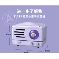 PANTASY 11015 non  ÂM THANH ELVIS PRESLEY ĐÀI PHÁT OTR HOÀNG TỬ BÉ bộ đồ chơi xếp lắp ráp ghép mô hình 1000 khối