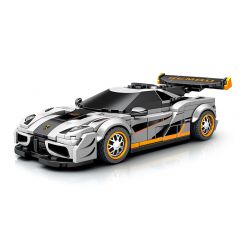 SEMBO 714005 non  KOENIGSEGG MỘT:1 bộ đồ chơi xếp lắp ráp ghép mô hình Speed Champions Racing Cars KOENIGSEGG ONE:1 Đua Xe Công Thức 244 khối