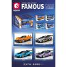 SEMBO 714005 non  KOENIGSEGG MỘT:1 bộ đồ chơi xếp lắp ráp ghép mô hình Speed Champions Racing Cars KOENIGSEGG ONE:1 Đua Xe Công Thức 244 khối