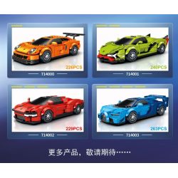 SEMBO 714000 non  PORSCHE 911 bộ đồ chơi xếp lắp ráp ghép mô hình Speed Champions Racing Cars Đua Xe Công Thức 226 khối