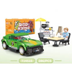 SEMBO 714515 non  THẾ GIỚI XE SANG bộ đồ chơi xếp lắp ráp ghép mô hình Speed Champions Racing Cars Đua Xe Công Thức 286 khối