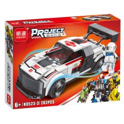 MINGDI LEIBAO K0523 0523 non  GÓI XE SANG 8 MẪU bộ đồ chơi xếp lắp ráp ghép mô hình Racers Đua Tốc Độ 1602 khối