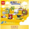 MINGDI LEIBAO K0629 0629 non  8 THIẾT BỊ GIA DỤNG NHỎ THÚ VỊ bộ đồ chơi xếp lắp ráp ghép mô hình Creator FUN PLAY SMALL HOME APPLIANCES Sáng Tạo 879 khối