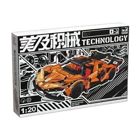 BEAUTIFUL AND 8903 non  LAMBORGHINI VENENO tỷ lệ 1:20 bộ đồ chơi xếp lắp ráp ghép mô hình  Kỹ Thuật Công Nghệ Cao Mô Hình Phương Tiện 503 khối