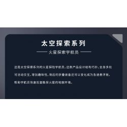 TAKUKI T5003 5003 non  THÁM HIỂM KHÔNG GIAN CHIẾN BINH PHI HÀNH SAO HỎA bộ đồ chơi xếp lắp ráp ghép mô hình SPACE EXPLANATION