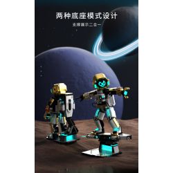 TAKUKI T5003 5003 non  THÁM HIỂM KHÔNG GIAN CHIẾN BINH PHI HÀNH SAO HỎA bộ đồ chơi xếp lắp ráp ghép mô hình SPACE EXPLANATION