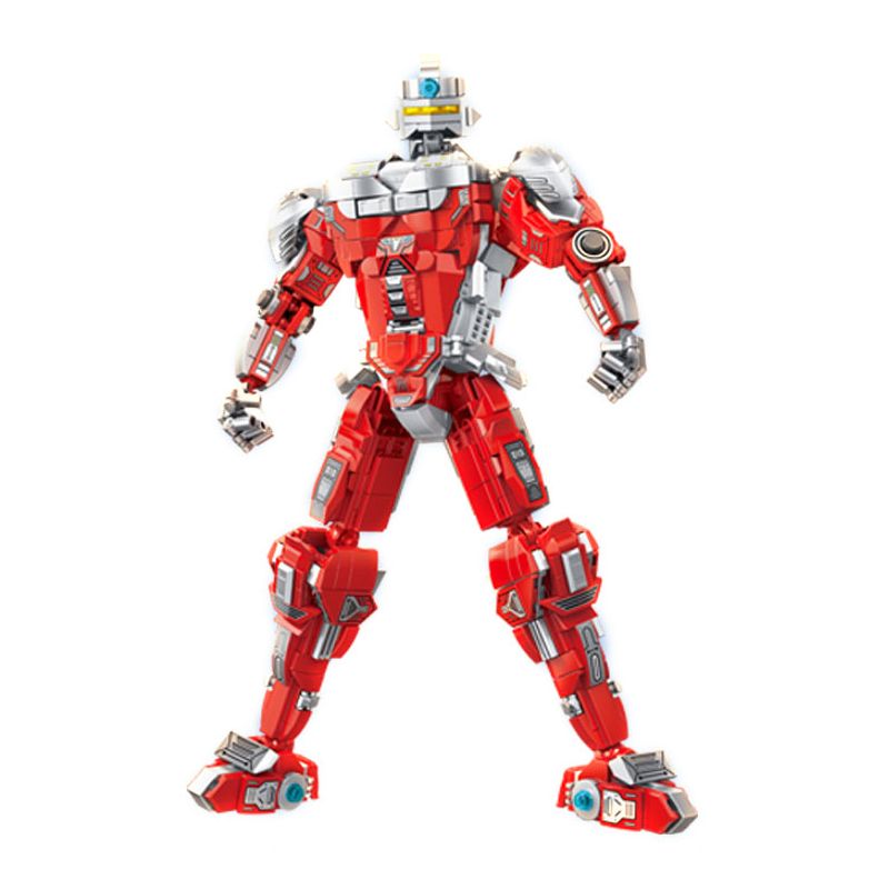 PanlosBrick 690039 Panlos Brick 690039 non  ULTRAMAN BẢY MECHA bộ đồ chơi xếp lắp ráp ghép mô hình Movie & Game Phim Và Trò Chơi 896 khối