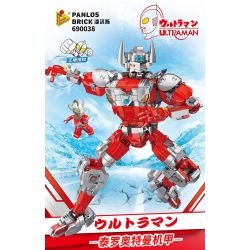 PanlosBrick 690038 Panlos Brick 690038 non  ULTRAMAN TARO MECHA bộ đồ chơi xếp lắp ráp ghép mô hình Movie & Game Phim Và Trò Chơi 917 khối
