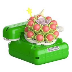 JAKI JK2718 2718 non  NHẬT KÝ THỰC VẬT ĐIỆN THOẠI NHỎ NỞ HOA ĐÀO bộ đồ chơi xếp lắp ráp ghép mô hình Creator PLANTE Sáng Tạo