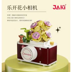 JAKI JK2715 2715 non  NHẬT KÝ THỰC VẬT MÁY ẢNH NHỎ HOA HẠNH PHÚC bộ đồ chơi xếp lắp ráp ghép mô hình Creator PLANTE HAPPY CAMERA Sáng Tạo
