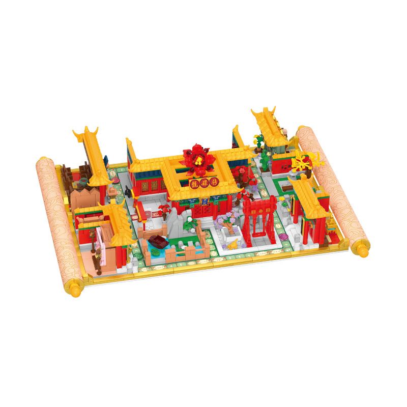 WEKKI 518001 non  TRUYỀN THUYẾT VỀ ZHEN HUÂN LET'S GO EMPRESS MỘT TRÒ CHƠI BOARD GAME LỚN bộ đồ chơi xếp lắp ráp ghép mô hình Board Games