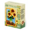 MOYU BLOCK MY97110 97110 non  BỨC TRANH NỔI TIẾNG THẾ GIỚI HOA HƯỚNG DƯƠNG bộ đồ chơi xếp lắp ráp ghép mô hình Art FAMOUS PAINTINGS SUNFLOWERS 871 khối