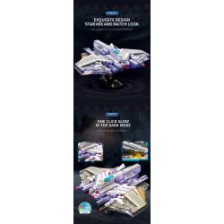 REOBRIX 787 non  LAGRANGE CÁ ĐUỐI GAI ĐỘC bộ đồ chơi xếp lắp ráp ghép mô hình INFINITE UNIVERSE LAGRANGE 846 khối