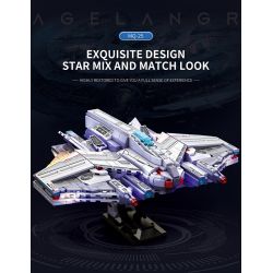 REOBRIX 787 non  LAGRANGE CÁ ĐUỐI GAI ĐỘC bộ đồ chơi xếp lắp ráp ghép mô hình INFINITE UNIVERSE LAGRANGE 846 khối