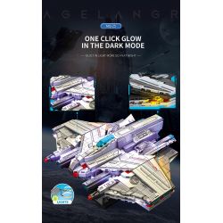 REOBRIX 787 non  LAGRANGE CÁ ĐUỐI GAI ĐỘC bộ đồ chơi xếp lắp ráp ghép mô hình INFINITE UNIVERSE LAGRANGE 846 khối