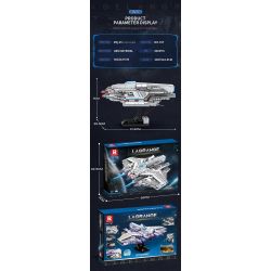 REOBRIX 787 non  LAGRANGE CÁ ĐUỐI GAI ĐỘC bộ đồ chơi xếp lắp ráp ghép mô hình INFINITE UNIVERSE LAGRANGE 846 khối