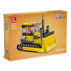 JIESTAR 51020 non  THÀNH PHỐ TOÀN CẦU MÁY ỦI bộ đồ chơi xếp lắp ráp ghép mô hình City BULLDOZER 218 khối
