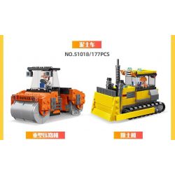 JIESTAR 51020 non  THÀNH PHỐ TOÀN CẦU MÁY ỦI bộ đồ chơi xếp lắp ráp ghép mô hình City BULLDOZER 218 khối