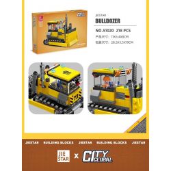 JIESTAR 51019 non  THÀNH PHỐ TOÀN CẦU CON LĂN HẠNG NẶNG bộ đồ chơi xếp lắp ráp ghép mô hình City HEAVY DUTY ROAD ROLLER 187 khối