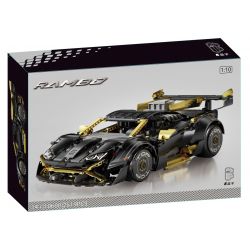 LINGRUI MODEL JIMU LIANGPIN 10600 non  LAMBO VÀNG ĐEN STO tỷ lệ 1:10 bộ đồ chơi xếp lắp ráp ghép mô hình  BLACK GOLD RAMBO LAMBORGHINI HURACÁN STO Kỹ Thuật Công Nghệ Cao Mô Hình Phương Tiện 2519 khối