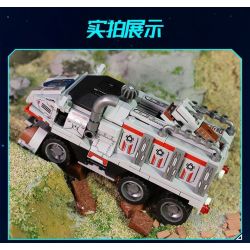 Kazi KY6632 6632 non  VŨ TRỤ 3 XE BỌC THÉP DI ĐỘNG YURY bộ đồ chơi xếp lắp ráp ghép mô hình The Third Universe Vũ Trụ Thứ 3 333 khối