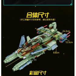 Kazi KY6629 6629 non  VŨ TRỤ THỨ BA PHÁO ĐÔI VÀ DU MỤC RÌU HẠNG NẶNG bộ đồ chơi xếp lắp ráp ghép mô hình The Third Universe Vũ Trụ Thứ 3 417 khối