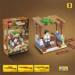 QuanGuan 100106 Quan Guan 100106 non  CHIẾN TRANH ĐƯỜNG HẦM 8 TỔ HỢP bộ đồ chơi xếp lắp ráp ghép mô hình Movie & Game TUNNEL WARFARE Phim Và Trò Chơi 625 khối