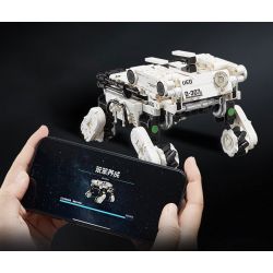 YHD QZ23001 23001 non  THE WANDERING EARTH 2 BABY VERSION BENBEN NỀN TẢNG GIAO THÔNG MINH ĐA CHỨC NĂNG TRÊN MỌI ĐỊA HÌNH 1:5 tỷ lệ 1:5 bộ đồ chơi xếp lắp ráp ghép mô hình Movie & Game DOG SYSTEM DYNAMIC OMNITERRAIN GUARDIAN Phim Và Trò Chơi 270 khối