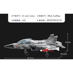 QIAO LE TONG 1517 non  MÁY BAY CHIẾN ĐẤU F-15 bộ đồ chơi xếp lắp ráp ghép mô hình Military Army F-15 CARRIER BASED WARPLANE Quân Sự Bộ Đội 411 khối