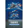 QIAO LE TONG 1516 non  MÁY BAY CHIẾN ĐẤU F-14 bộ đồ chơi xếp lắp ráp ghép mô hình Military Army F-14 CARRIER BASED WARPLANE Quân Sự Bộ Đội 419 khối