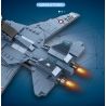 QIAO LE TONG 1516 non  MÁY BAY CHIẾN ĐẤU F-14 bộ đồ chơi xếp lắp ráp ghép mô hình Military Army F-14 CARRIER BASED WARPLANE Quân Sự Bộ Đội 419 khối