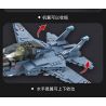 QIAO LE TONG 1516 non  MÁY BAY CHIẾN ĐẤU F-14 bộ đồ chơi xếp lắp ráp ghép mô hình Military Army F-14 CARRIER BASED WARPLANE Quân Sự Bộ Đội 419 khối