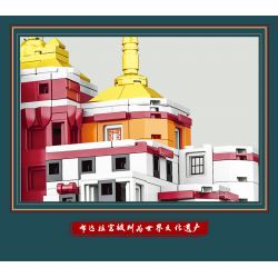 MASAHIRO 8069 non  CUNG ĐIỆN POTALA Ở LHASA TÂY TẠNG TRUNG QUỐC bộ đồ chơi xếp lắp ráp ghép mô hình Buildings POTALA PALACE 1336 khối