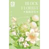SEMBO 611067 non  SHOP HOA TUYẾT THÊU CAM bộ đồ chơi xếp lắp ráp ghép mô hình Flowers 331 khối