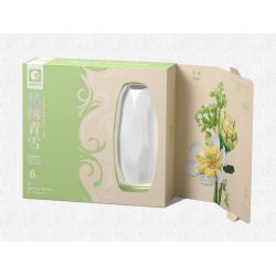 SEMBO 611067 non  SHOP HOA TUYẾT THÊU CAM bộ đồ chơi xếp lắp ráp ghép mô hình Flowers 331 khối