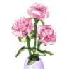 SEMBO 611066 non  CỬA HÀNG HOA HỒNG PHA LÊ bộ đồ chơi xếp lắp ráp ghép mô hình Flowers 261 khối