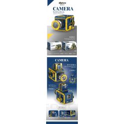 INBRIXX 882001 non  MÁY ẢNH HASSELBLAD 503CX bộ đồ chơi xếp lắp ráp ghép mô hình Creator CAMERA THE HASSELBLAD 503CX Sáng Tạo 457 khối