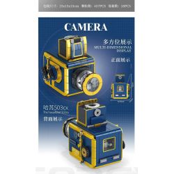 INBRIXX 882001 non  MÁY ẢNH HASSELBLAD 503CX bộ đồ chơi xếp lắp ráp ghép mô hình Creator CAMERA THE HASSELBLAD 503CX Sáng Tạo 457 khối