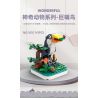 WANGE LIGAO DR.LUCK 1610 non  CHIM QUÁI THÚ TUYỆT VỜI TOUCAN bộ đồ chơi xếp lắp ráp ghép mô hình WONDERFUL ANIMALS TOUCAN 141 khối