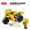 ACHKO 30029 non  RỒNG VÀNG KHOA HỌC VIỄN TƯỞNG bộ đồ chơi xếp lắp ráp ghép mô hình Motorcycle Motorbike Xe Hai Bánh 306 khối
